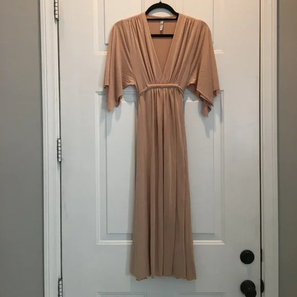 long black sleeved dress Petal and Pup Women's Shirley Long Sleeve Maxi Dress